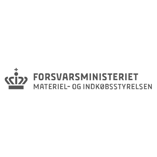 Forsvarsministeriet Materiel- og indkøbsstyrelsen logo