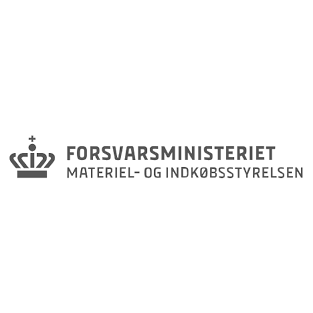 Forsvarsministeriet Materiel- og indkøbsstyrelsen logo kommunikation og retorik